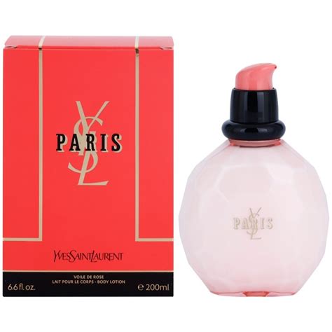 lait pour le corps paris yves saint laurent|yves saint laurent profumo donna.